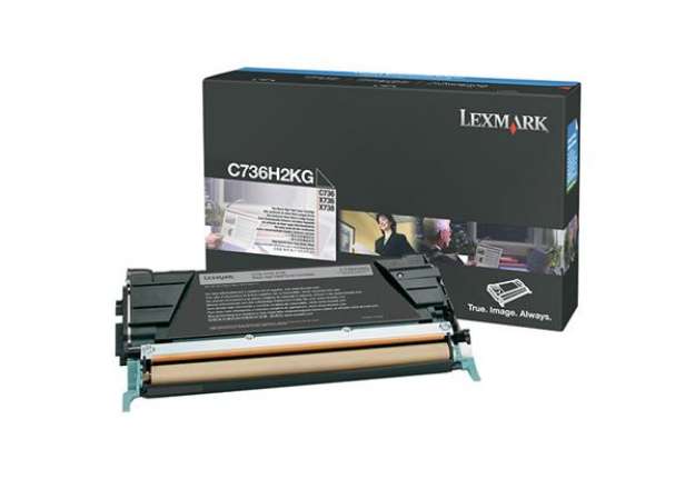 Immagine di Lexmark - Toner - Nero - C736H2KG - non return program - 12.000 pag