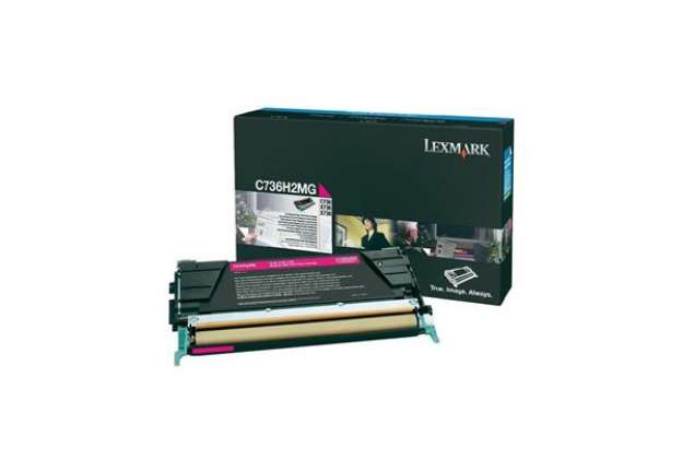 Immagine di Lexmark - Toner - Magenta - C736H2MG - non return program - 10.000 pag