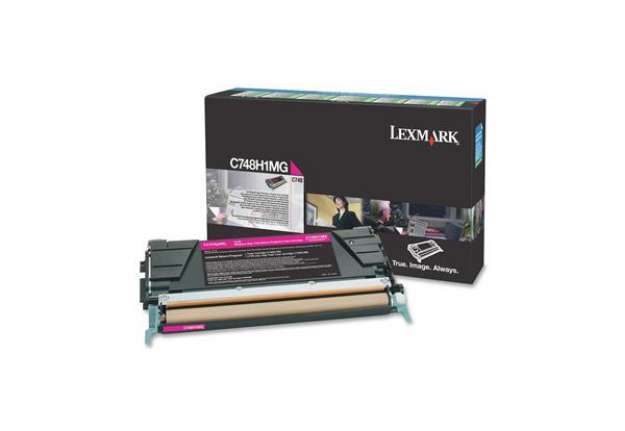 Immagine di Lexmark - Toner - Magenta - C748H1MG - return program - 10.000 pag