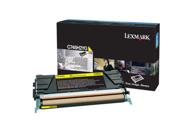 Immagine di Lexmark - Toner - Giallo - C748H2YG - non return program - 10.000 pag