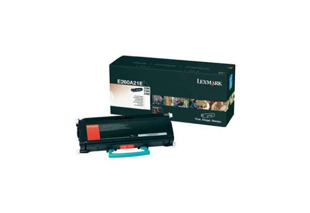 Immagine di Lexmark - Toner - Nero - E260A21E - non return program - 3.500 pag