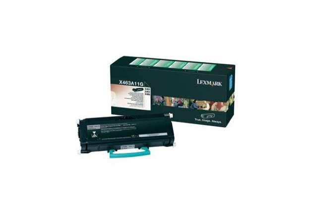 Immagine di Lexmark - Toner - Nero - X463A11G - non return program - 3.500 pag