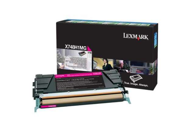 Immagine di Lexmark - Toner - Magenta - X748H1MG - return program - 10.000 pag
