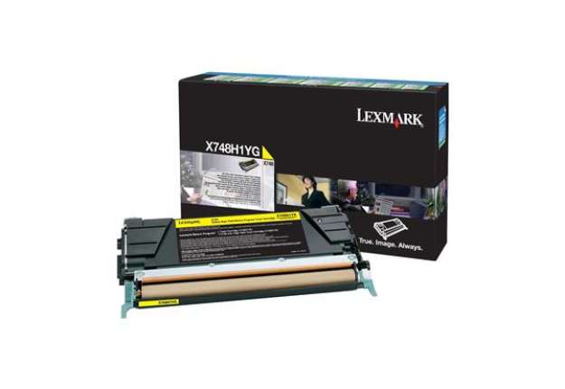 Immagine di Lexmark - Toner - Giallo - X748H1YG - return program - 10.000 pag