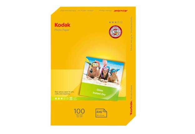 Immagine di Kodak - Carta fotografica lucida Photo Gloss - 10 x 15 cm - 180 gr - 100 fogli - 5740-097