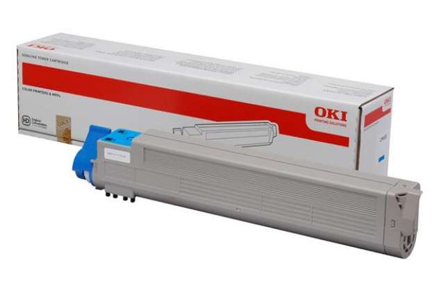 Immagine di Oki - Toner - Ciano - C9655 - 43837131 - 22.000 pag