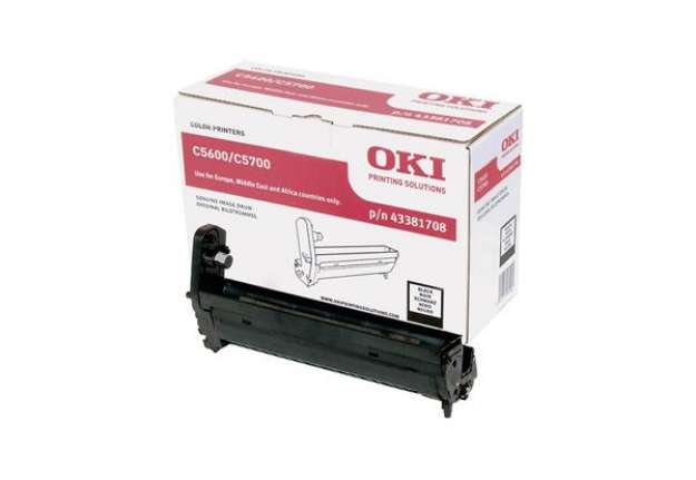 Immagine di Oki - Tamburo - Nero - C5600 C5700 - 43381708 - 20.000 pag