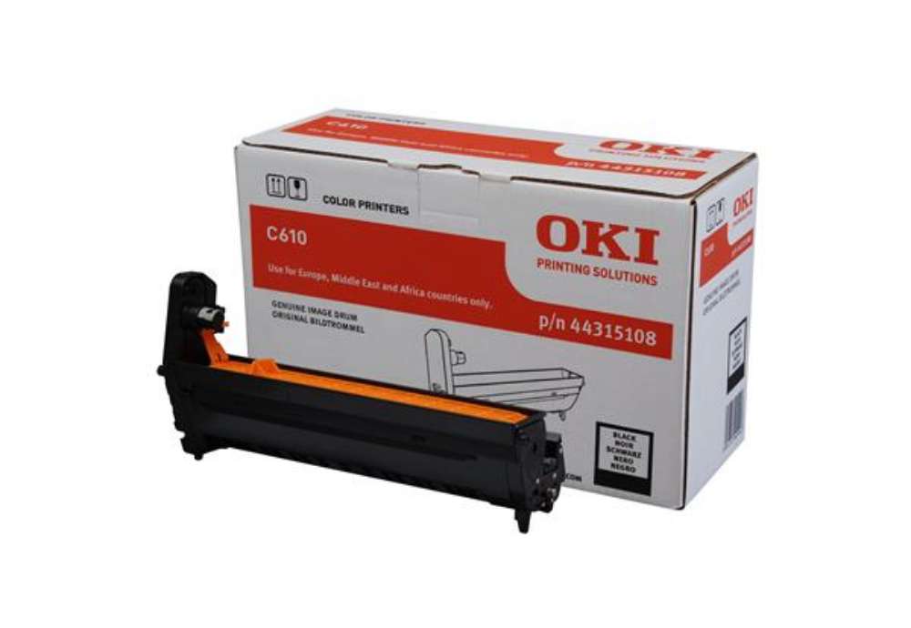 Immagine di Oki - Tamburo - Nero - C610 - 44315108 - 20.000 pag