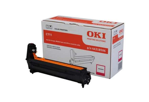 Immagine di Oki - Tamburo - Magenta - C711 - 44318506 - 20.000 pag