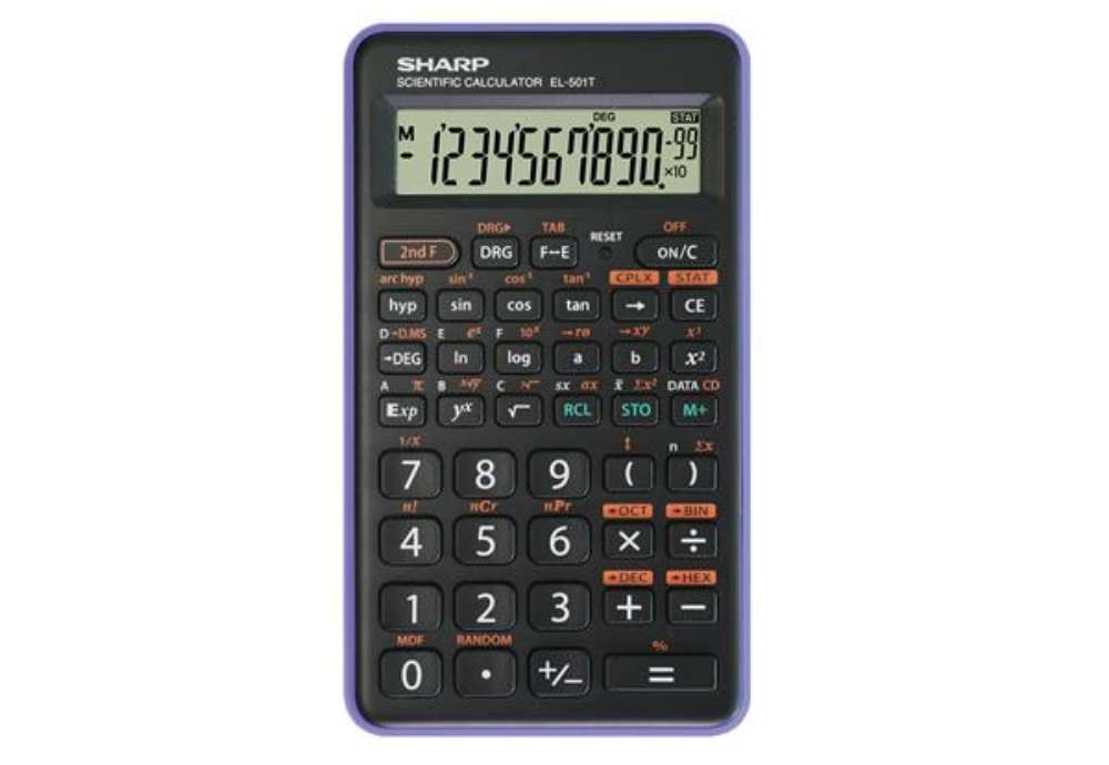 Immagine di Sharp - Calcolatrice scientifica - Viola - EL 501TBVL