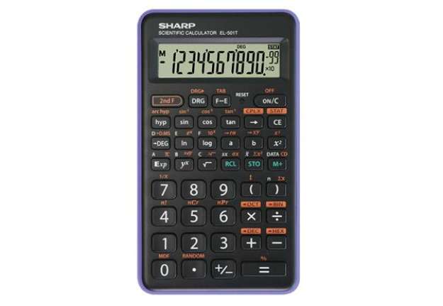 Immagine di Sharp - Calcolatrice scientifica - Viola - EL 501TBVL