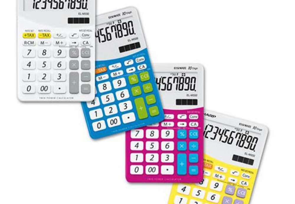 Immagine di Sharp - Calcolatrice da tavolo - rosa - EL M332B - 10 cifre