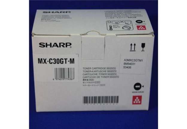 Immagine di Sharp - Toner - Magenta - MXC30GTM - 6.000 pag