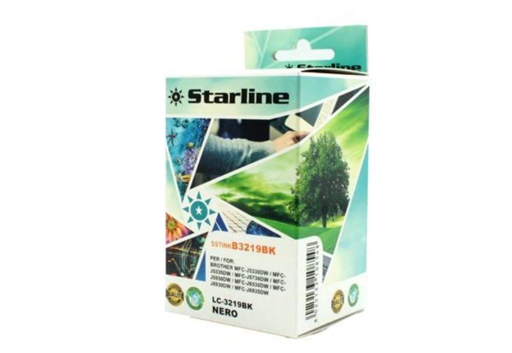 Immagine di Starline - Cartuccia ink - per Brother - Nero - LC3219XLBK - 68ml