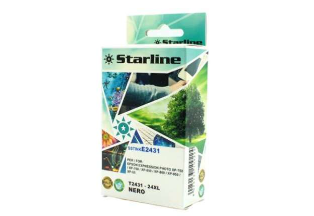 Immagine di Starline - Cartuccia ink - per Epson - Nero -C13T24314012 - 24XL-11ml