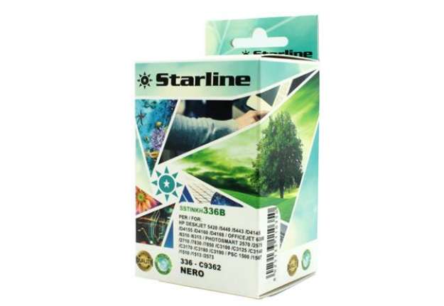 Immagine di Starline - Cartuccia ink Compatibile - per  HP 336 - Nero