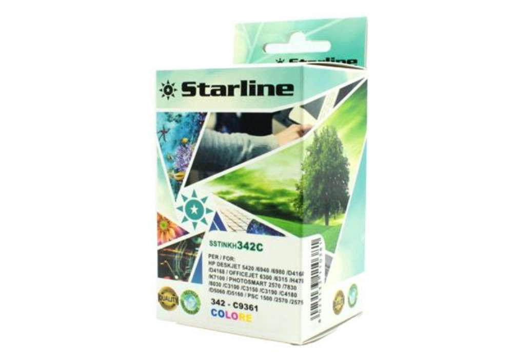 Immagine di Starline - Cartuccia ink Compatibile - per HP 342 -Colore