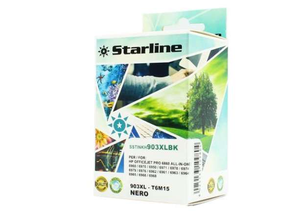Immagine di Starline - Cartuccia ink Compatibile - per HP 903XL -Nero- T6M15AE