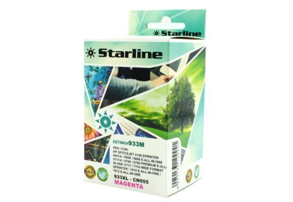Immagine di Starline - Cartuccia ink Compatibile - per HP 933 - Magenta - CN055AN - 14ml