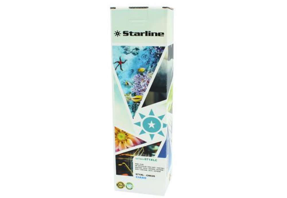 Immagine di Starline - Cartuccia ink Compatibile - per HP 971 - Ciano - 113ml