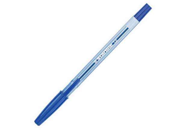 Immagine di Penna a sfera con cappuccio  - punta media 1,0mm - blu - Starline -  conf. 50 pezzi