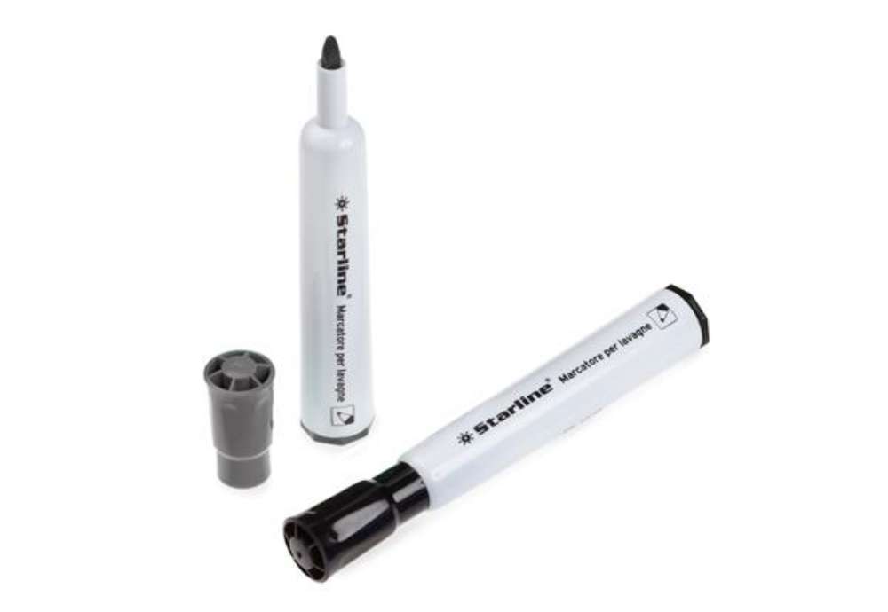 Immagine di Marcatore per lavagne cancellabili Starline - punta tonda 2,0mm - nero - Starline