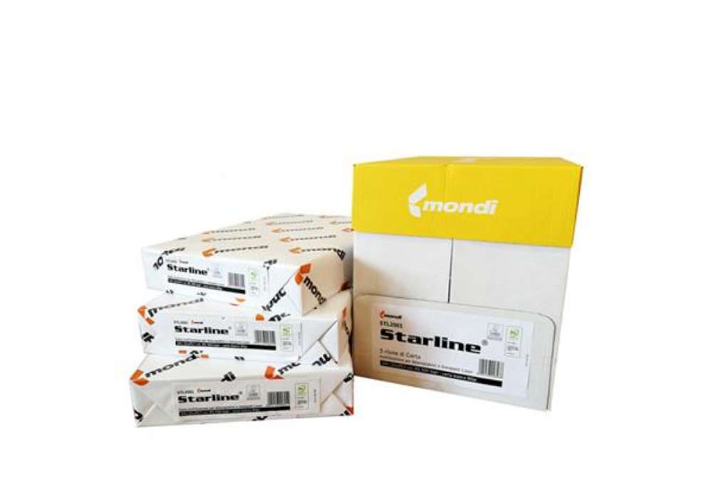 Immagine di Carta bianca Starline - A4 - 80 gr - risma da 500 fogli - ordine drop max 25 risme
