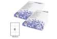 Immagine di Etichette adesive - in carta - permanenti - 105 x 74 mm - 8 et/fg - 100 fogli - bianco - Starline