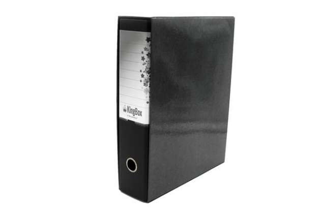 Immagine di Registratore Kingbox - dorso 8 cm - protocollo 23x33 cm - nero - Starline