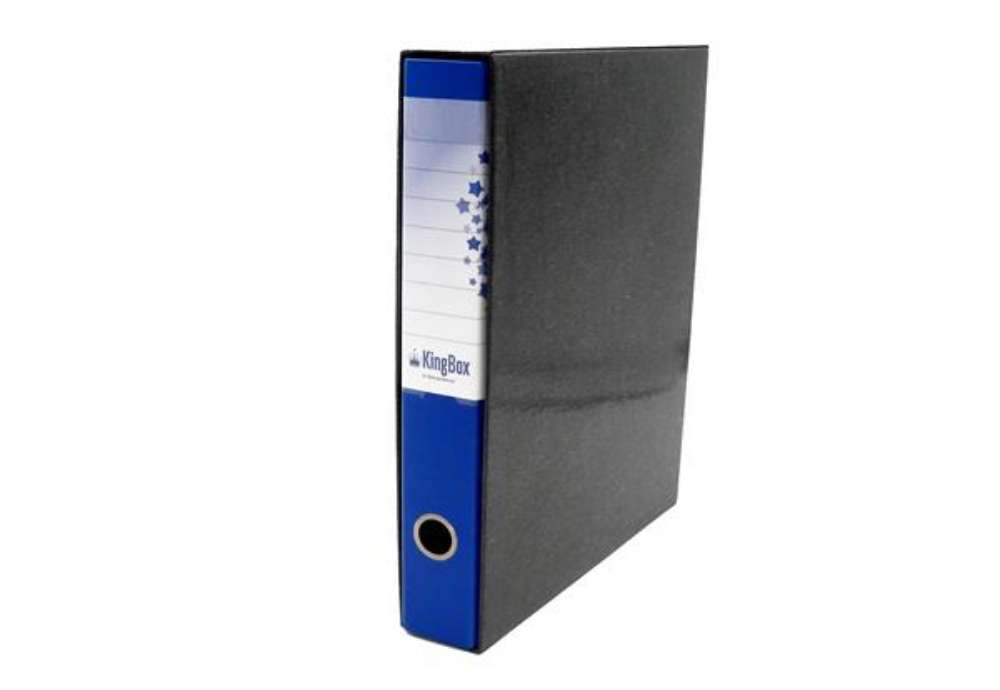 Immagine di Registratore Kingbox - dorso 5 cm - protocollo 23 x 33 cm - blu - Starline