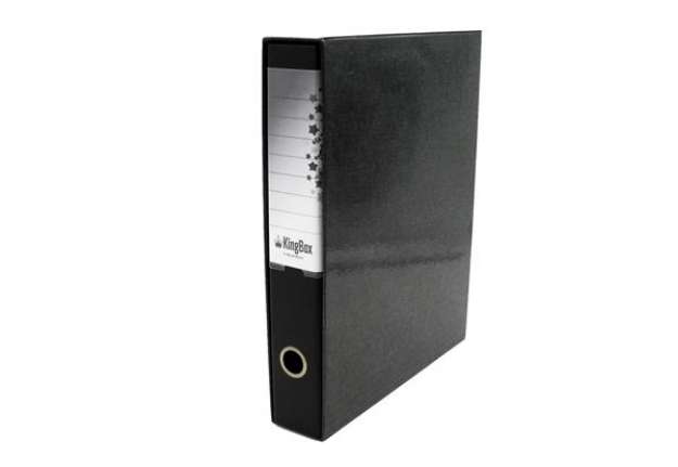 Immagine di Registratore Kingbox - dorso 5 cm - protocollo 23x33 cm - nero - Starline
