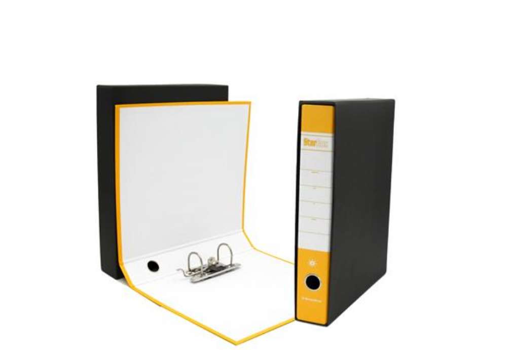 Immagine di Registratore Starbox - dorso 5 cm - commerciale 23 x 30 cm - giallo - Starline