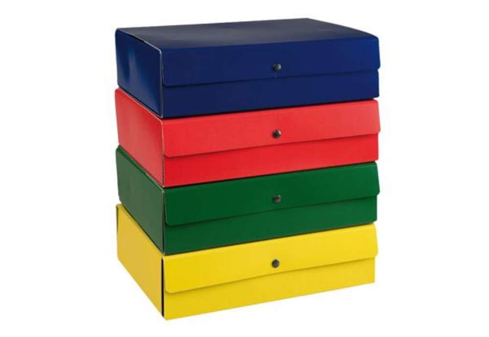 Immagine di Scatola progetto - dorso 6 cm - giallo - Starline