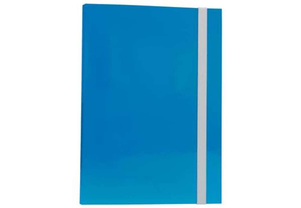 Immagine di Cartella progetto - con elastico - dorso 3 cm - azzurro - Starline