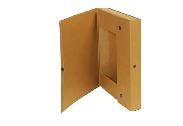 Immagine di Scatola progetto - dorso 6 cm - 25x35 cm - cartone FSC - avana - Starline