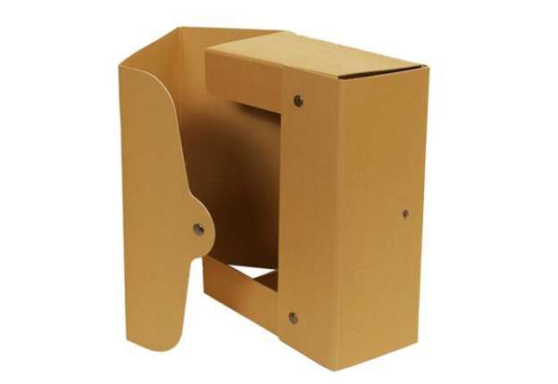 Immagine di Scatola progetto - dorso 10 cm - 25x35 cm - cartone FSC - avana - Starline