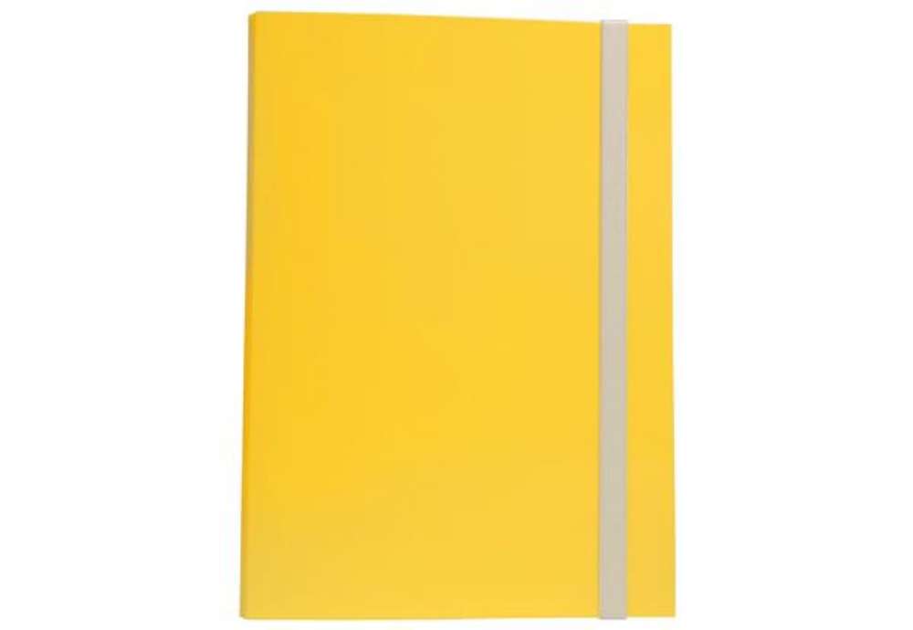 Immagine di Cartella progetto - con elastico - dorso 3 cm - giallo - Starline