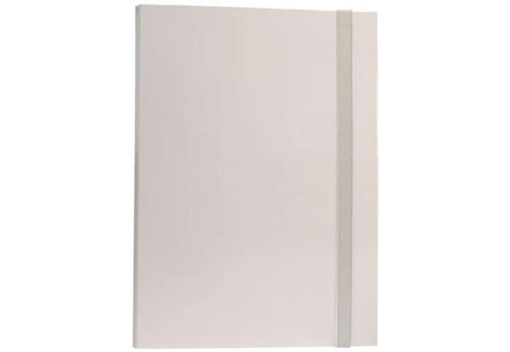 Immagine di Cartella progetto - con elastico - dorso 3 cm - bianco - Starline