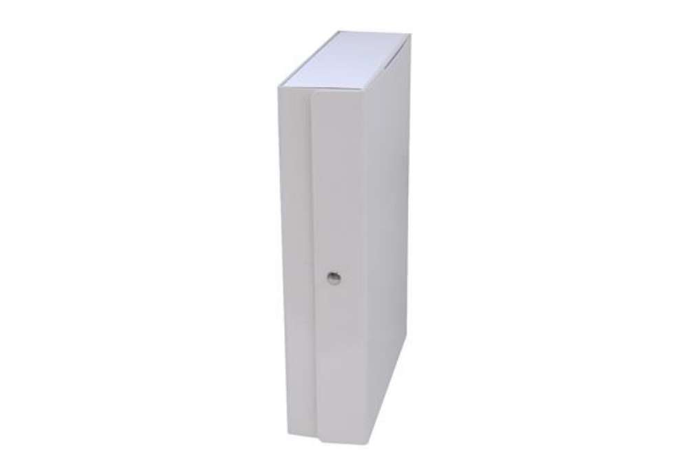 Immagine di Scatola progetto Glossy - dorso 6 cm - bianco - Starline