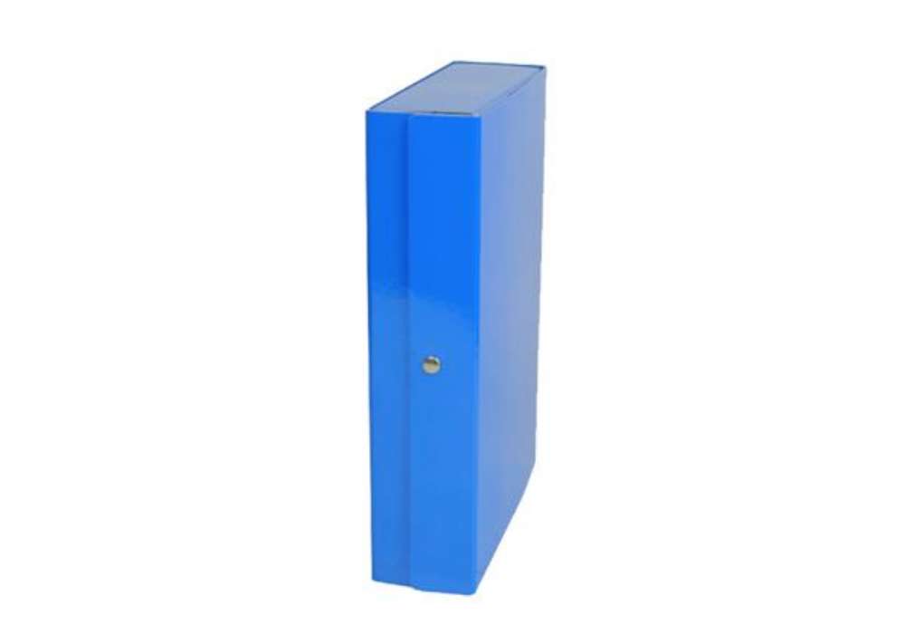 Immagine di Scatola progetto Glossy - dorso 8 cm - azzurro - Starline