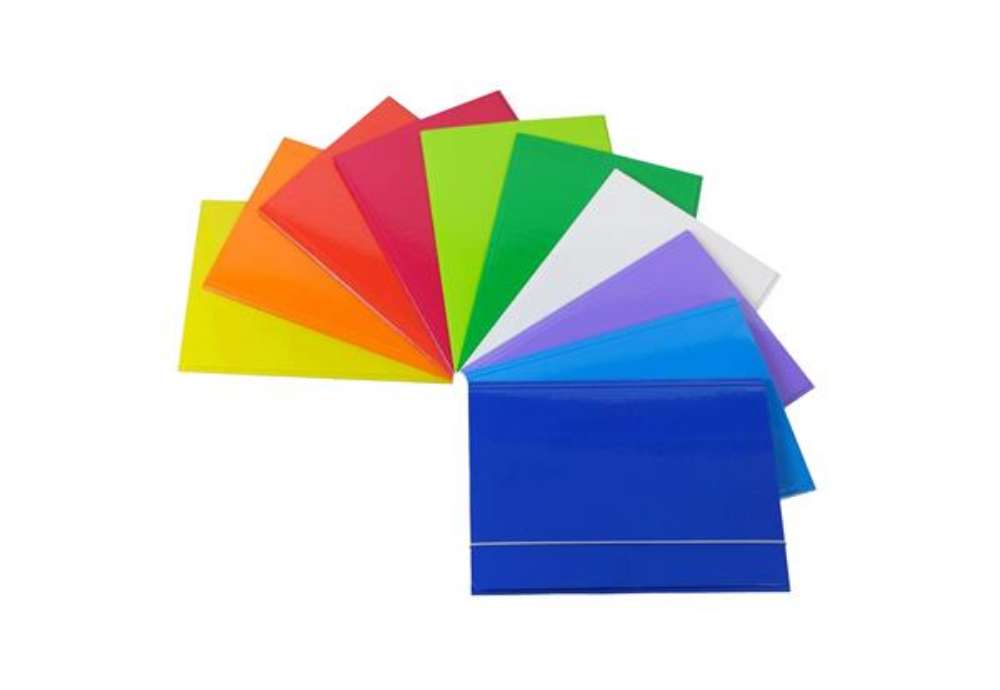 Immagine di Cartella 3 lembi con elastico Queen - A4 - dorso variabile - cartone plastificato - colori assortiti