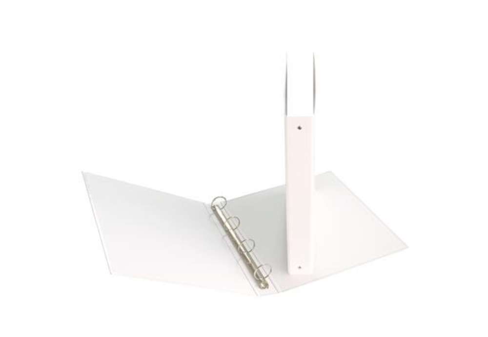 Immagine di Raccoglitore - 22 x 30 cm - 4 anelli tondi 30 mm - dorso 4 cm - bianco - Starline