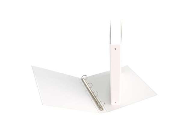 Immagine di Raccoglitore - 4 anelli tondi 30 mm - dorso 4 cm - 22x30 cm - bianco - Starline