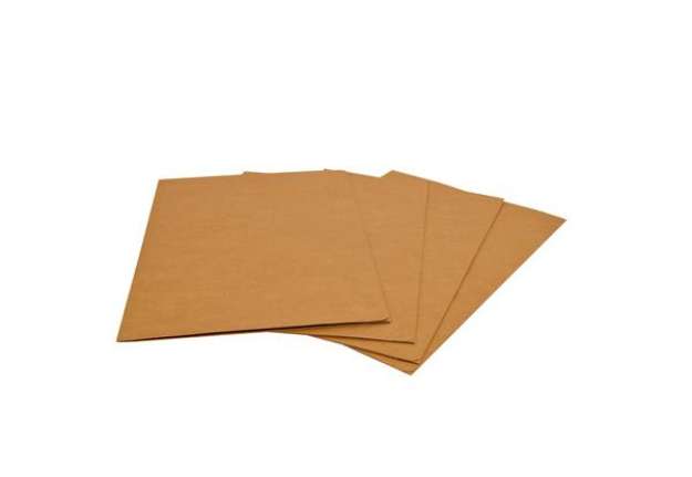 Immagine di Cartellina 3 lembi - 225 gr - 24,5 x 34 cm - cartoncino kraft - avana - ECO - conf. 25 pezzi - Starl