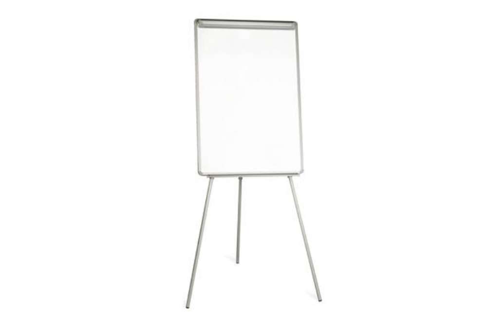 Immagine di Lavagna portablocco - 70 x 102 cm - bianco - Starline