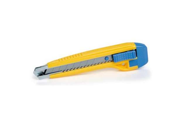 Immagine di Cutter Premium - con bloccalama - 2 lame incluse - 18 mm - Starline