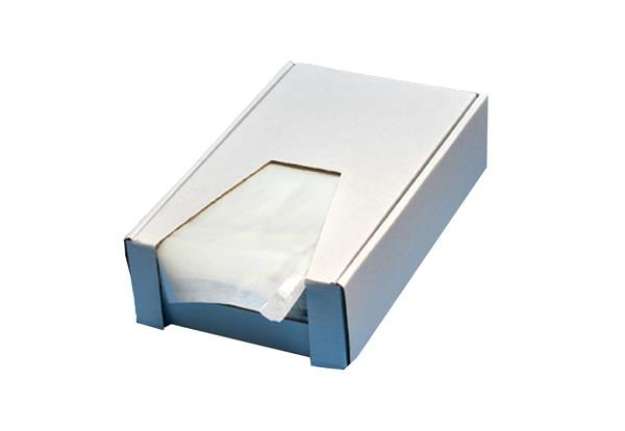 Immagine di Busta adesiva portadocumenti - senza stampa - DL (22,8 x 12 cm) - carta - trasparente - Eco - Starli