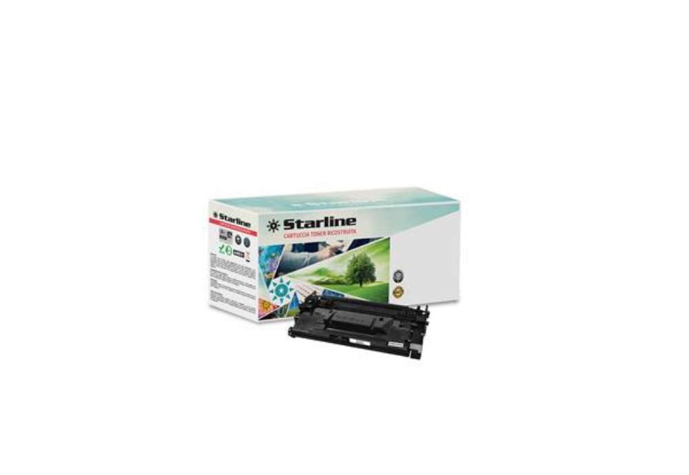 Immagine di Starline - Toner Ricostruito - per HP 87A - Nero - CF287A - 9.000 pag