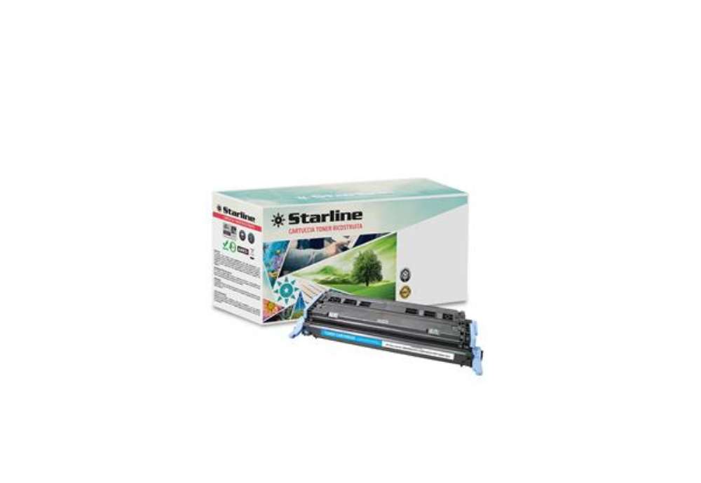 Immagine di Starline - Toner Ricostruito - per HP - Ciano - Q6001A - 2.000 pag
