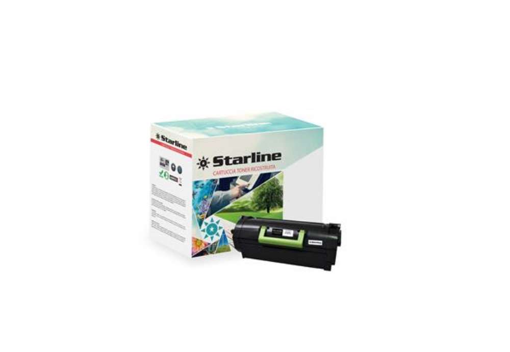 Immagine di Starline - Toner Ricostruito per Lexmark - Nero - 52D2X00 - 45.000 pag